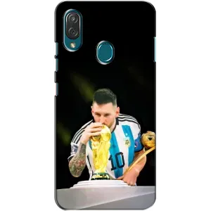 Чехлы для ZTE Blade V10 Vita (Leo чемпион) (AlphaPrint) (Кубок Месси)