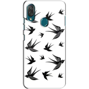 Чохол з пташками на ZTE Blade V10 Vita (VPrint) (Ластівки)