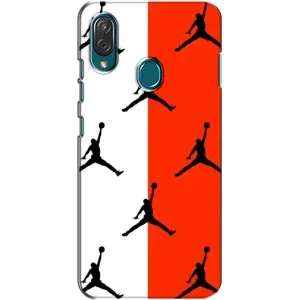 Чехлы для ZTE Blade V10 Vita - с картинкой JORDAN (AlphaPrint) (Лого Джордан)
