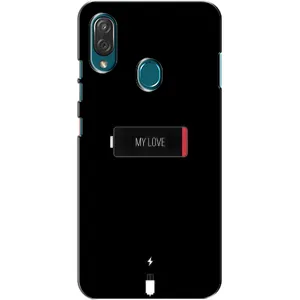 Чехлы для любимой на ЗТЕ Блейд В10 Вита (VPrint) (Love battery)