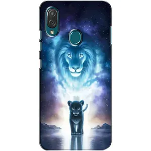 Чохол з картинкою ЛЕВ для ZTE Blade V10 Vita (VPrint) (Маленький лев)