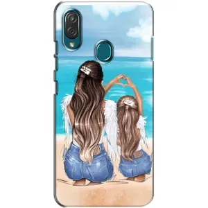 Чохол з друком для ZTE Blade V10 Vita - (Мама з дитинкою) (AlphaPrint) (Мама з донькою)