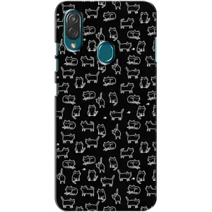 Чохол з принтом для ZTE Blade V10 Vita (AlphaPrint) Модні коти (Маленькі котики)