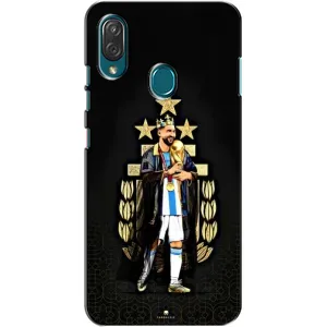Чехлы для ZTE Blade V10 Vita (Leo чемпион) (AlphaPrint) (Месси Король)