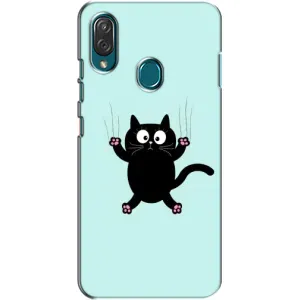 Чохол з принтом для ZTE Blade V10 Vita (AlphaPrint) Модні коти (Падаючий кіт)
