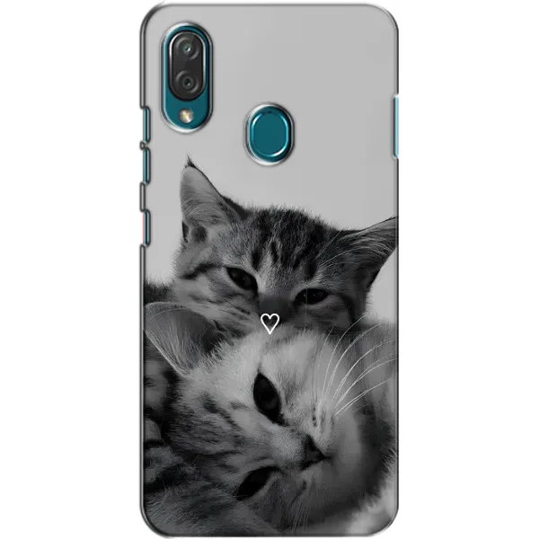 Чохол з принтом «Пара котів» для ZTE Blade V10 Vita