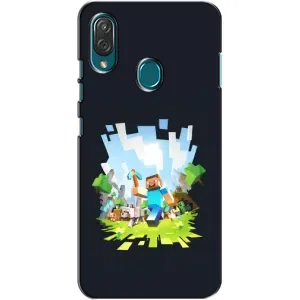 Чохол Майнкрафт на ZTE Blade V10 Vita (AlphaPrint) Minecraft (персонажі Minecraft)
