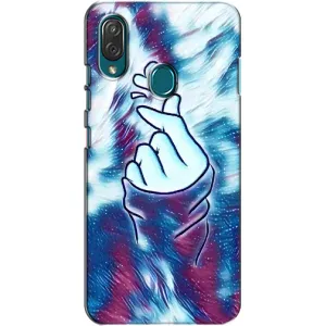 Чехол с принтом «Радужное сердце» для ZTE Blade V10 Vita