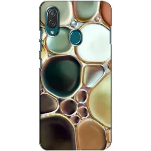 Мраморний чехол на ZTE Blade V10 Vita (VPrint) (Радужний Мрамор)