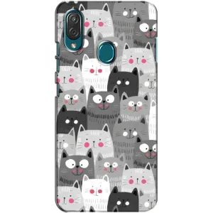 Чохли з Котиками для ZTE Blade V10 Vita (VPrint) (Мальовані котики)