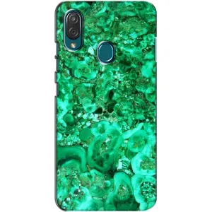 Мраморний чехол на ZTE Blade V10 Vita (VPrint) (Салатовий Мрамор)
