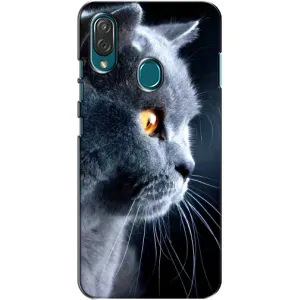 Чохли з Котиками для ZTE Blade V10 Vita (VPrint) (Сірий Кіт)