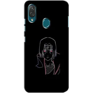 Чехлы на тему: Итачи Учиха для ZTE Blade V10 Vita (AlphaPrint) (силуэт Итачи)
