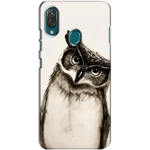 Чохол з пташками на ZTE Blade V10 Vita (VPrint) (Сова)