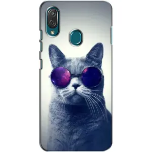 Чохол з принтом для ZTE Blade V10 Vita (AlphaPrint) Модні коти (Стильний кіт)