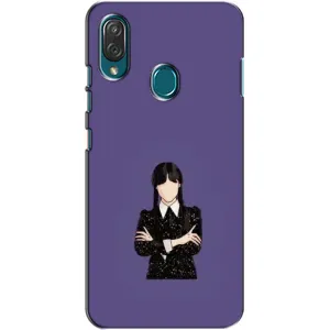 Чохли Венсдей на ZTE Blade V10 Vita Уенсдей (AlphaPrint) (Венздей у чорному)