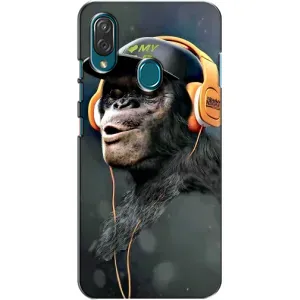 Чохол з Мавпами ZTE Blade V10 Vita - (AlphaPrint) (В навушниках)