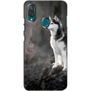 Чохол з Хаскі ZTE Blade V10 Vita - (AlphaPrint) (Вірний собака)