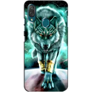 Захисні чохли для ZTE Блейд V10 Віта (AlphaPrint) (ХІТ продаж) ВОВК (Яскравий вовк)