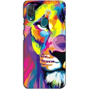 Чохол з картинкою ЛЕВ для ZTE Blade V10 Vita (VPrint) (Яскравий Лев)