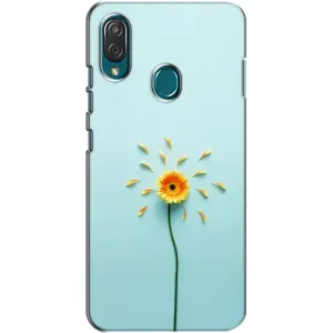 Чохли з квітами для ZTE Blade V10 Vita (VPrint) (Жовта квітка)