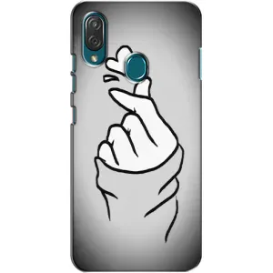 Чехол с принтом «Значок Love» для ZTE Blade V10 Vita