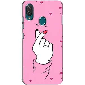 Чехол с принтом для ZTE Blade V10 Vita (AlphaPrint - Знак сердечка)