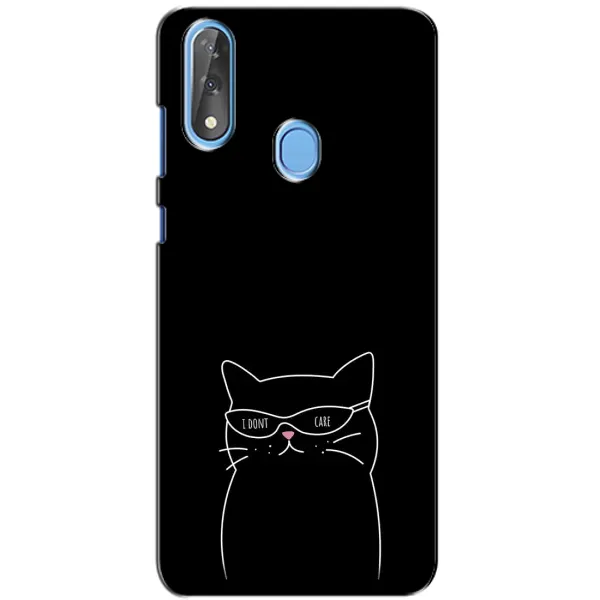 Чохол з принтом «Байдужий кіт» для ZTE Blade V10