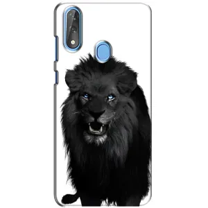 Чохли з картинкою животних ZTE Blade V10 (Чорний ЛЕВ)
