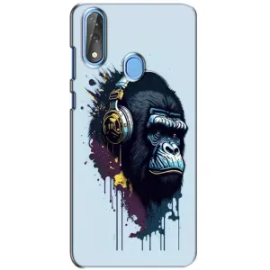 Чохол з Мавпами ZTE Blade V10 - (AlphaPrint) (Горила в навушниках)