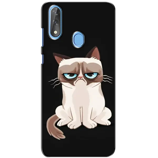 Чохол з принтом «Сумний кіт» для ZTE Blade V10