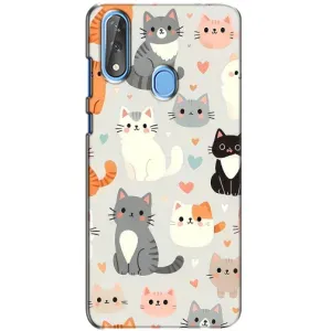 Чохол з малюнком кіт на ZTE Blade V10 (Колаж котів)