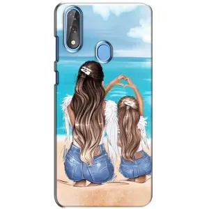 Чохол з друком для ZTE Blade V10 - (Мама з дитинкою) (AlphaPrint) (Мама з донькою)