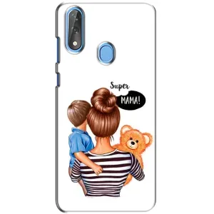 Чохол з друком для ZTE Blade V10 - (Мама з дитинкою) (AlphaPrint) (Мама з синочком)