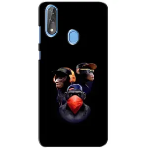 Чохол з Мавпами ZTE Blade V10 - (AlphaPrint) (Три мавпи)