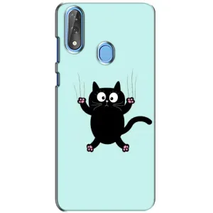 Чохол з принтом для ZTE Blade V10 (AlphaPrint) Модні коти (Падаючий кіт)