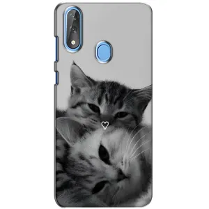 Чохол з малюнком кіт на ZTE Blade V10 (Пара котів)