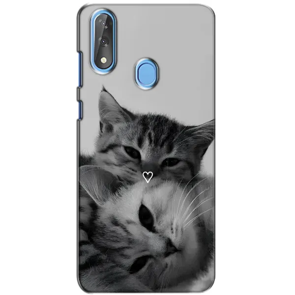 Чохол з принтом «Пара котів» для ZTE Blade V10