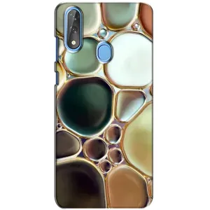 Мраморний чехол на ZTE Blade V10 (VPrint) (Радужний Мрамор)