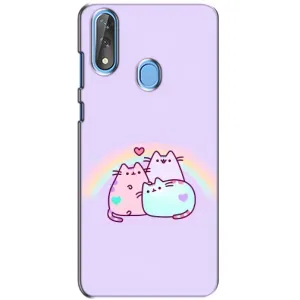Чохол на ZTE Blade V10 з Котиками (VPrint) (Радужний котик)