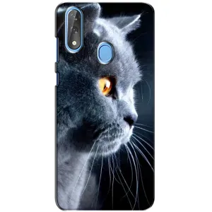 Чохли з Котиками для ZTE Blade V10 (VPrint) (Сірий Кіт)
