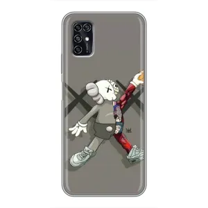 Чохли для ZTE Blade V2020 Smart - Bearbrick Louis Vuitton (PREMIUMPrint) (Беарбрік Джордан)
