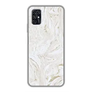 Мраморний чехол на ZTE Blade V2020 Smart (VPrint) (Білий мрамор)