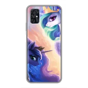 Чехол для ЗТЕ Блэйд В2020 Смарт - (Единорожки - Новинки) (AlphaPrint) (Единорожки)