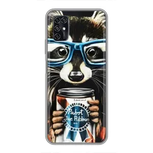 Чохол з принтом для ZTE Blade V2020 Smart - (Прикольні) (AlphaPrint) (Єнот з банкою)
