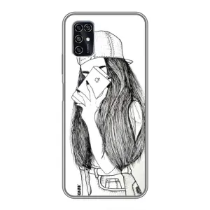Чохол з друком для ZTE Blade V2020 Smart - (Мода) (AlphaPrint) (Фото дівчини)