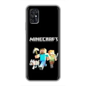 Чохол Майнкрафт на ZTE Blade V2020 Smart (AlphaPrint) Minecraft (герої Minecraft)