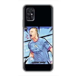 Чехлы с футболистом Ерлинг Холанд для ZTE Blade V2020 Smart (AlphaPrint) (гол Эрлинг Холланд)