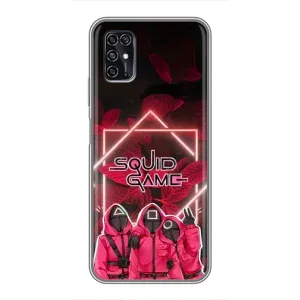Чехол Гра в кальмара для ZTE Blade V2020 Smart (Охранники Игра кальмара)