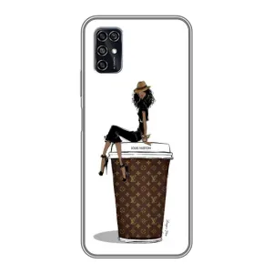 Чохли Луі Вітон для ZTE Blade V2020 Smart (AlphaPrint - LOUIS VUITTON) (кава LOUIS VUITTON)